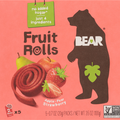 Bear Fruit Rolls Apple-Bear Strawberry - 5 ct