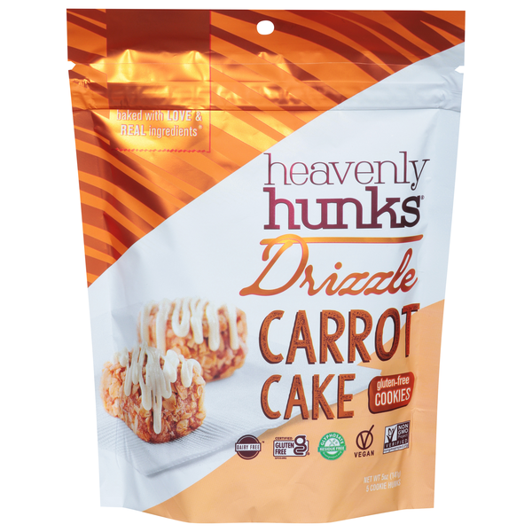 Heavenly Hunks Gluten Free Drizzle Carrot Cake Cookies - 5 ct