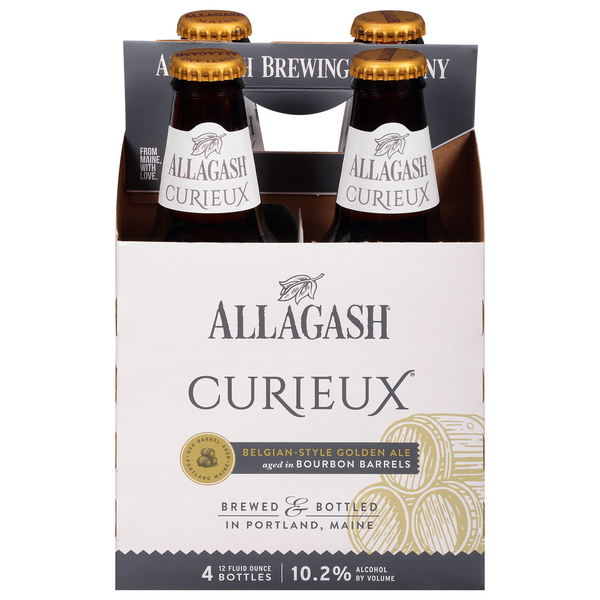 Allagash Curieux Beer Belgian Style Golden Ale - 4 pk