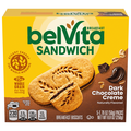 belVita Dark Chocolate Creme Breakfast Sandwich Bars Biscuits - 5 ct