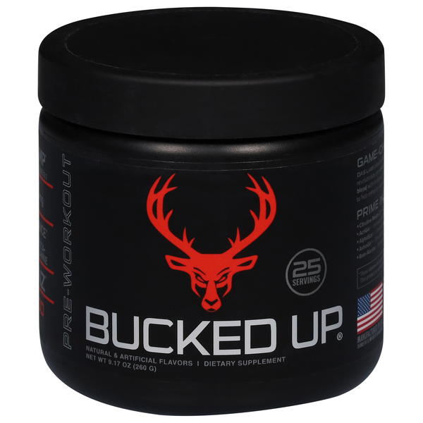 Bucked Up Pre-Workout Powder Blood Raz