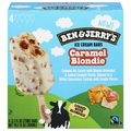 Ben & Jerry's Caramel Blondie Ice Cream Bars - 4 ct