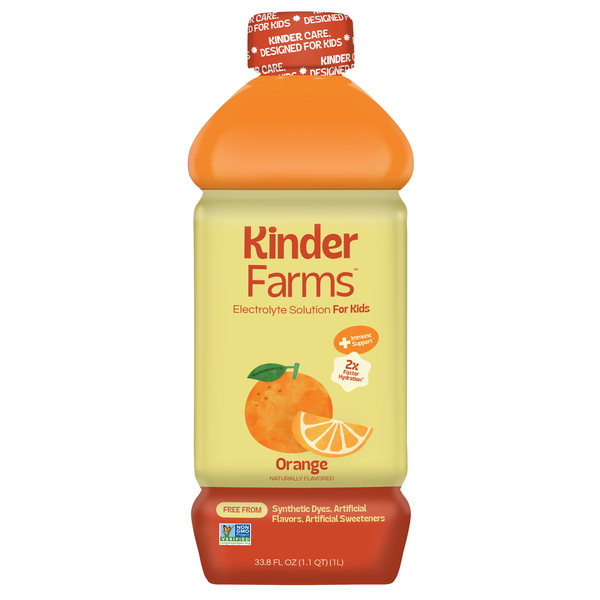 Kinderlyte Natural Orange Oral Electrolyte Solution