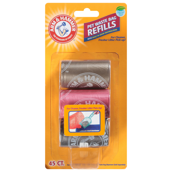 Arm & Hammer Waste Bag Refills With Built In Odor Neutralizers