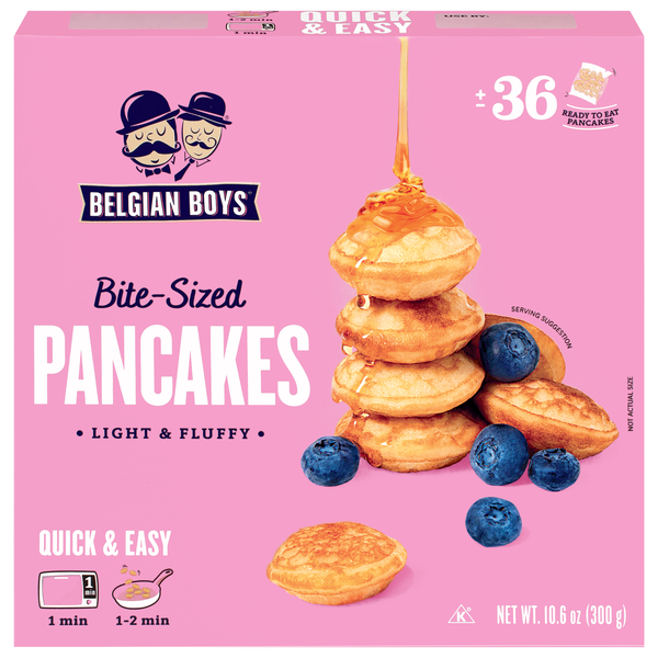Belgian Boys Bite-Sized Pancakes - 36 ct