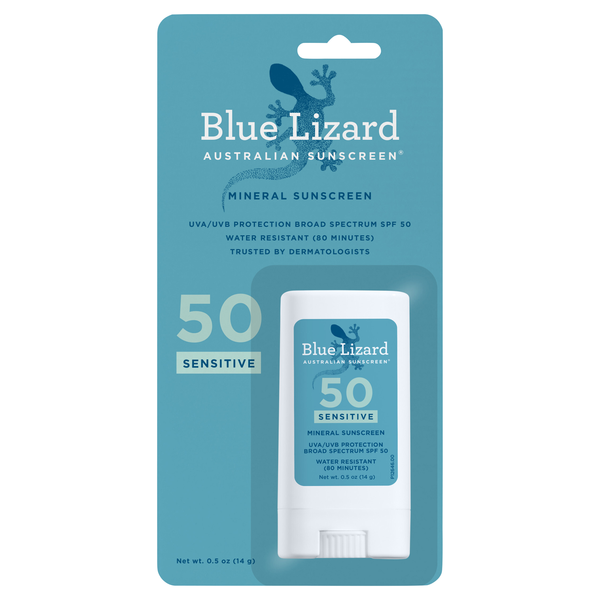 Blue Lizard Sensitive Mineral Sunscreen Stick SPF 50