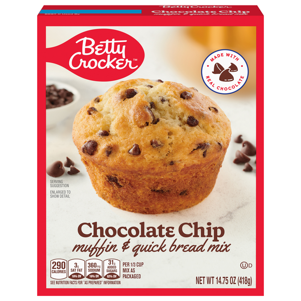 Betty Crocker Chocolate Chip Muffin & Quick Bread Mix