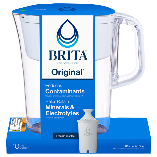 Brita Water Filter Tahoe Pitcher White 10 Cup
