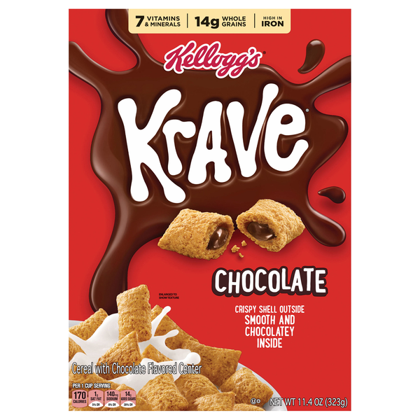 Kellogg's Krave with Chocolate Center Cereal