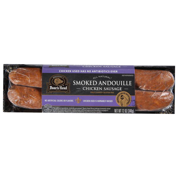 Save on Boar's Head Chicken Sausage Smoked Andouille 2 ct Order