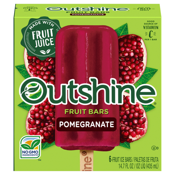 Save on Outshine Fruit Bars Pomegranate 6 ct Order Online Delivery