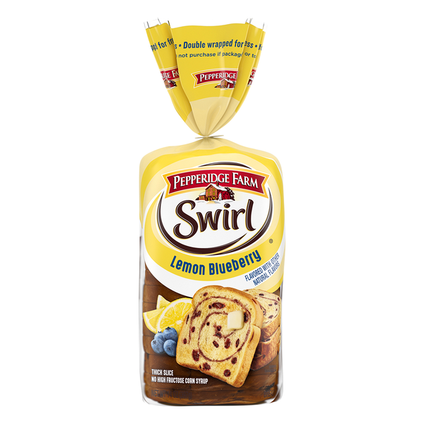 Pepperidge Farm Swirl Lemon Blueberry Sliced Bread