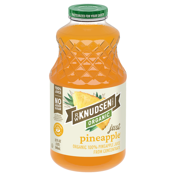R.W. Knudsen Family Organic Just Pineapple Juice