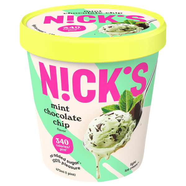 N!ck's No Added Sugar Light Mint Chocolate Chip Ice Cream