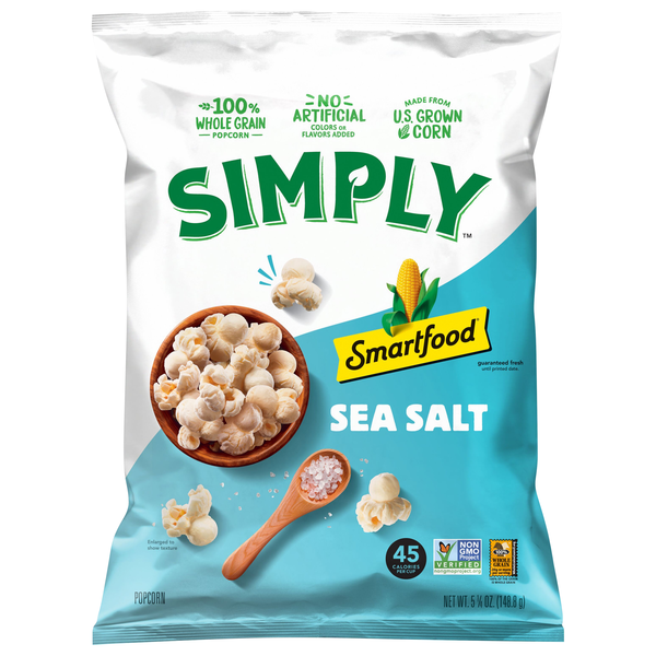Smartfood Simply Popcorn Sea Salt