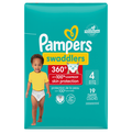 Pampers Swaddlers 360 Size 4 Baby Diapers 22-37 lb