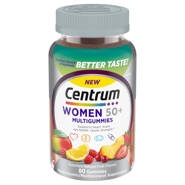 Centrum Women 50+ Assorted Fruit Flavors Multigummies