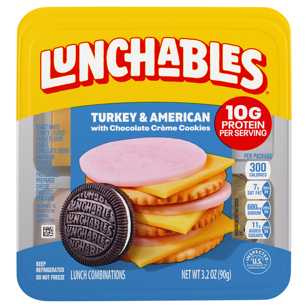 Lunchables Cracker Stackers Turkey & American