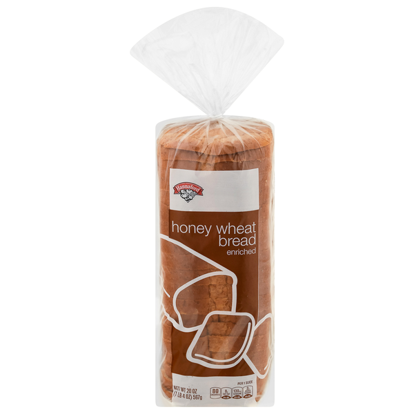 Hannaford Enriched Honey Wheat Bread Sliced