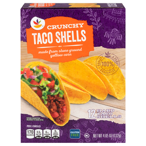 Giant Gluten Free Crunchy Hard Taco Shells - 12 ct