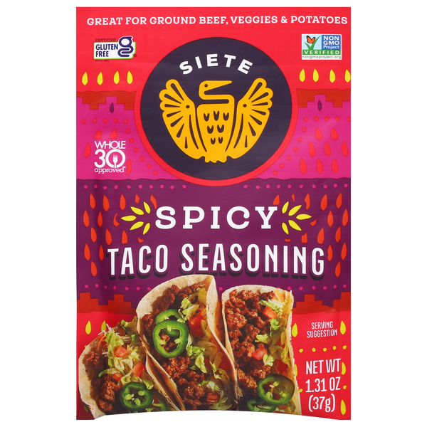 Siete Gluten Free Paleo Spicy Taco Seasoning Packet