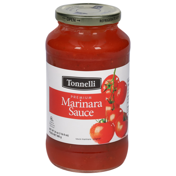 Save on Tonnelli Marinara Pasta Sauce Kosher for Passover Order Online Delivery Stop & Shop