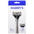 Harry's Chrome Edition Razor Handle + 5-Blade Cartridges