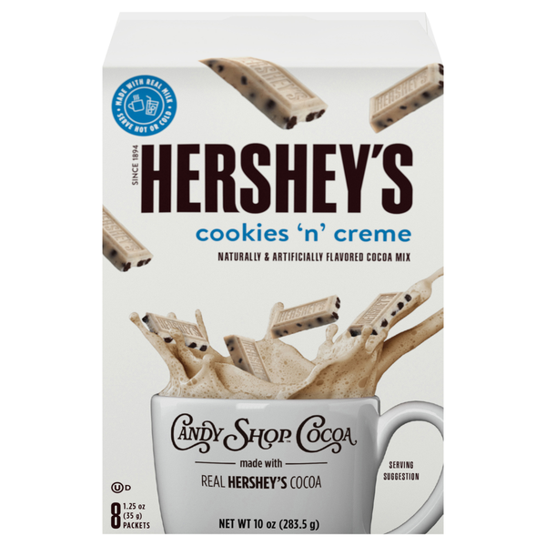 Candy Shop Cocoa Hershey's Cookies 'n' Creme Cocoa Mix - 8 ct