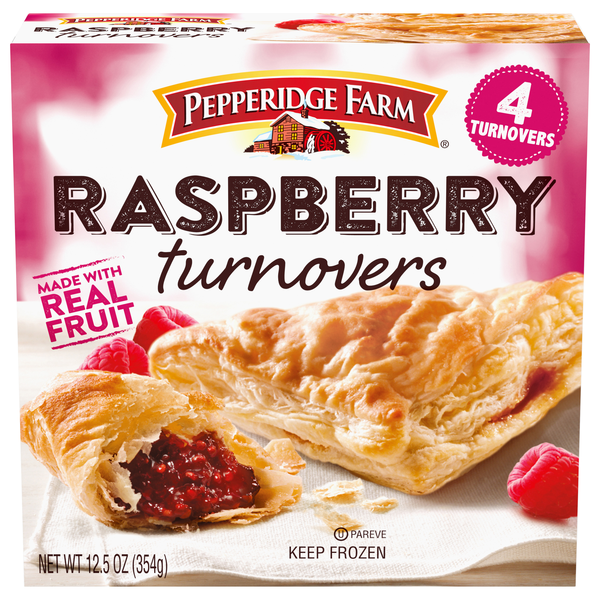 Pepperidge Farm Raspberry Turnovers - 4 ct Frozen