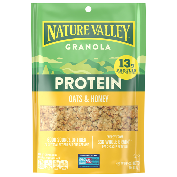 Nature Valley Oats & Honey 13g Protein Granola