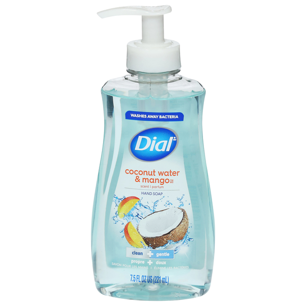 Dial Liquid Hand Soap Coconut Water & Mango Pump