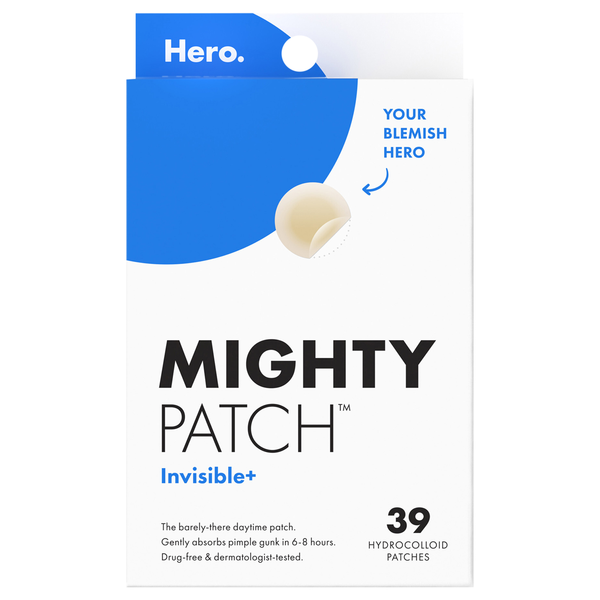 Hero Mighty Patch Invisible+ Hydrocolloid Patches