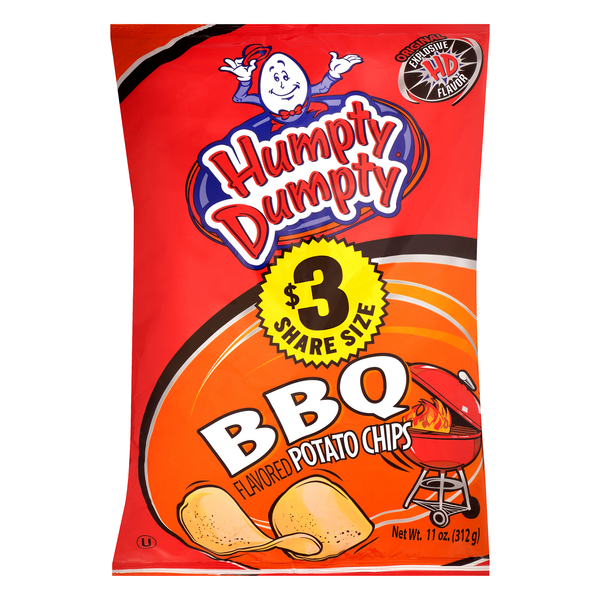 Humpty Dumpty BBQ Flavor Potato Chips Share Size