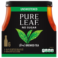 Pure Leaf Brewed No Sugar Unsweetened Iced Tea - 6 pk