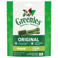 GREENIES Original Teenie Adult Dental Dog Treats - 22 ct