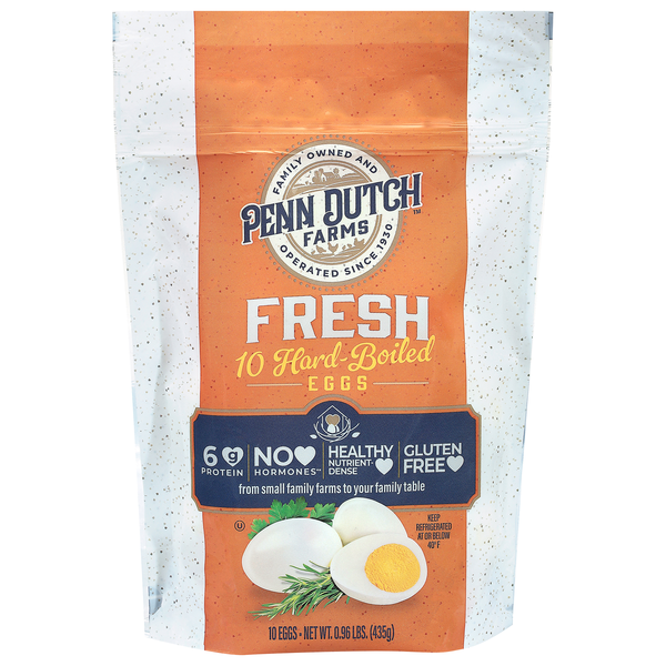 Sauder's Eggs Hard-Cooked Peeled Eggs - 10 ct