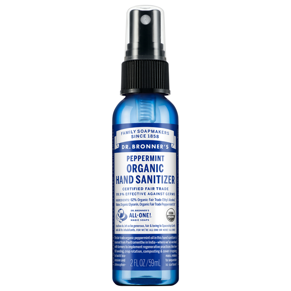 Dr. Bronner's Organic Hand Sanitizer Peppermint