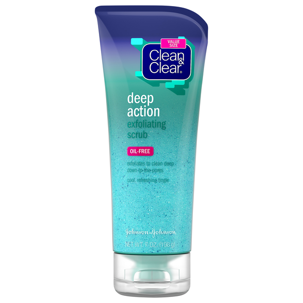 Save on Clean & Clear Deep Action Exfoliating Scrub OilFree Order
