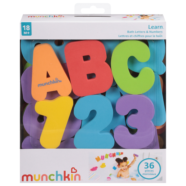 Munchkin Bath Letters & Numbers 18m+