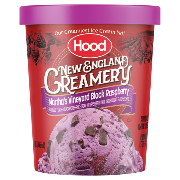 Hood New England Creamery Martha's Vineyard Black Raspberry Ice Cream