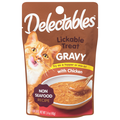Delectables Gravy with Chicken Lickable Treat for Cats