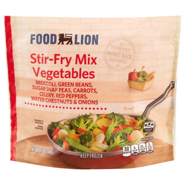 Food Lion Stir-Fry Mix Vegetables Frozen
