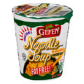 Gefen Kosher Fat Free Vegetable Flavor Noodle Instant Soup Cup