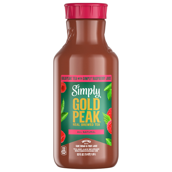 Simply Gold Peak All Natural Black Tea with Raspberry Juice