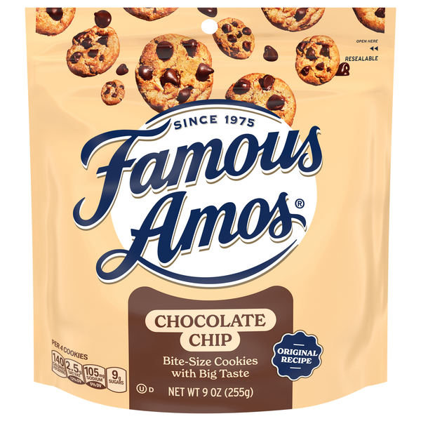 Famous Amos Bite Size Original Recipe Chocolate Chip Cookies