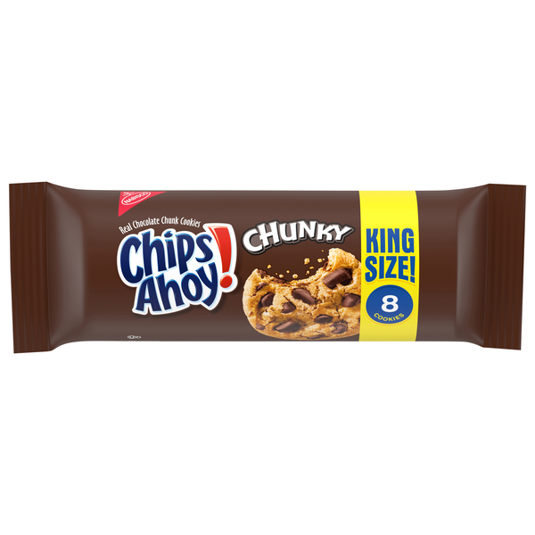 Nabisco Chips Ahoy! Chunky Chocolate Chip Cookies King Size - 8 ct