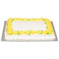 Food Lion Bakery Traditional Yellow Vanilla Cake 1/2 Sheet