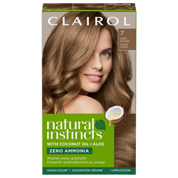 Clairol Natural Instincts Semi-Permanent Hair Color Dark Blonde 7