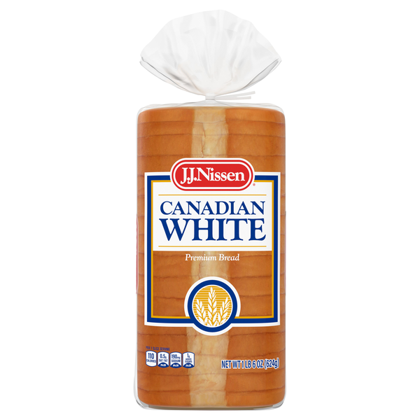 J.J. Nissen Canadian White Sliced Bread