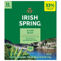 Irish Spring Aloe Mist Deodorant Soap Bar - 12 ct